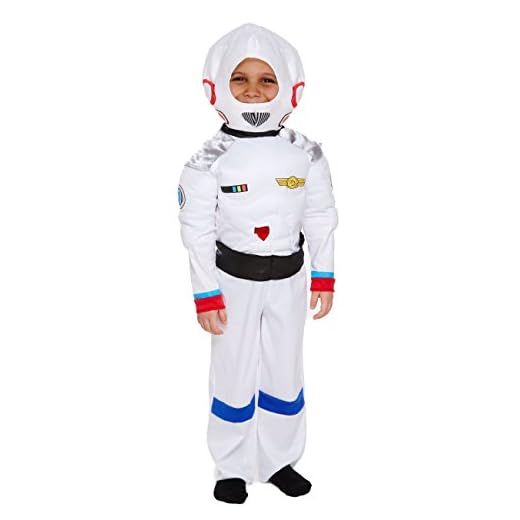 Disfraz infantil Space Astronauta MEDIANO 7-9 AÑOS