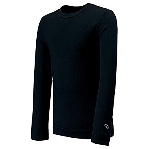 Duofold Youth Varitherm Midweight Long Sleeve Base Layer (Black - S)