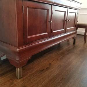Alpha Furnishings Antique Brass 5 Inch Square Metal Furniture Legs Sofa Couch Cabinet Feet Replacement Bookcase Bathroom Vanity Legs Set Of 4 Pc #TOP4
