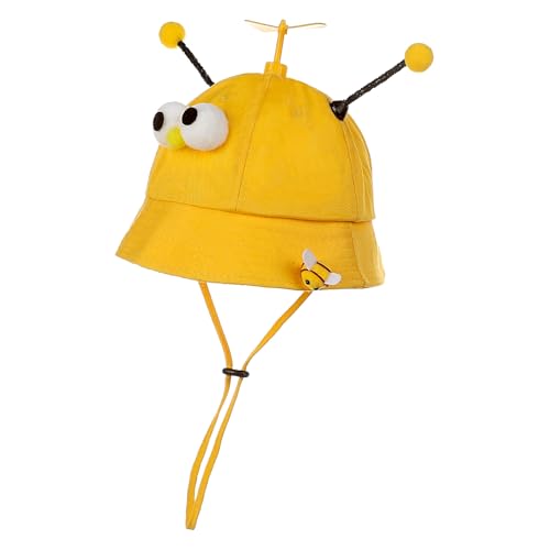 Chapeau de soleil jaune à hélice pour enfants OhMill