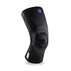 Bauerfeind Sports Knee Support NBA - Officially Licensed Basketball Knee Brace - Relief and Stabilization - Targeted Compression - Lightweight & Durable - Black, X-Small