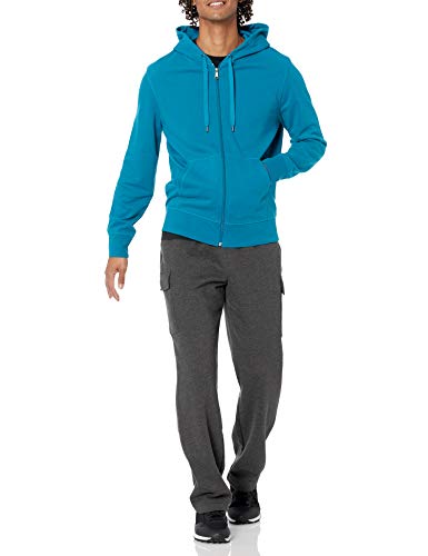 Amazon Essentials Men's Cargo Fleece Sweatpant, Charcoal Heather, Large #TOP3