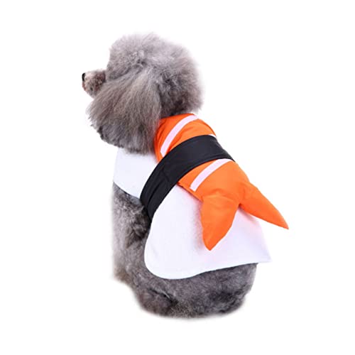 Disfraz Halloween para perro talla L naranja miniatura 7