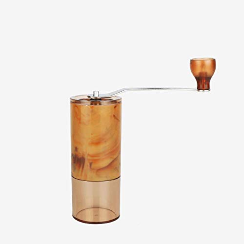 Manuelle Kaffeemühle Kaffeemühle Grat Kaffeemühle Edelstahl Kaffeemühle mit Pinsel und Löffel, verstellbare Mutter, für Ihr Zuhause, Büro oder