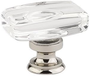 Windsor Crystal Knob Finish: Satin Nickel