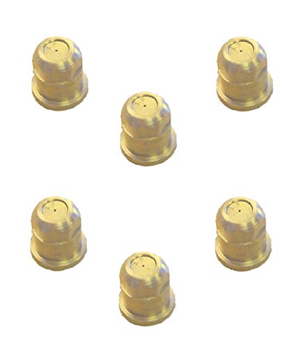 Pack of 6 - TeeJet ConeJet Brass Hollow Cone Spray Tips 0.033 GPM @ 40 PSI Farmer Bob's Parts TX-2