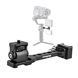 MINIFOCUS Adjustable Camera Monitor Mount with Quick Release NATO Clamp, 360° Rotatable Field Monitor Bracket with 1/4