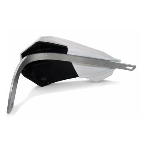 Image of Universal Motorcycle Hand Guard Wind Protector | Durable ABS Handguards for All Bikes Model (Black /White)
