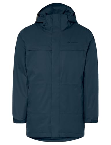 VAUDE Parka Matelassée Homme : Veste Hiver Chaude, Manteau Matelassé Coupe-Vent