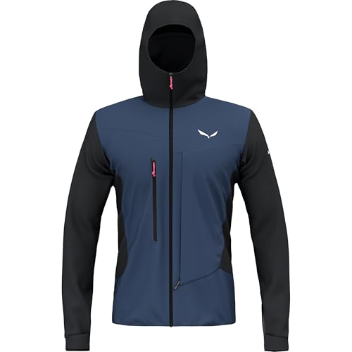 Veste Sella DST Hybrid Salewa homme coupe-vent de randonnée L noir