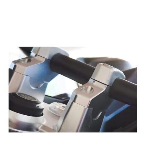 Abrazadera elevadora manillar DS900X aluminio CNC acabado premium 4