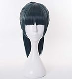 Servelove Anime Characters Cosplay Wig Dark Green Long Costume Cosplay Wigs Unisex Anime Characters Play Halloween Christmas Party