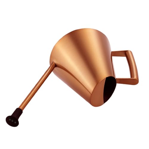Arrosoir de jardin doré en inox de 900 ml pour pot de fleurs - 2