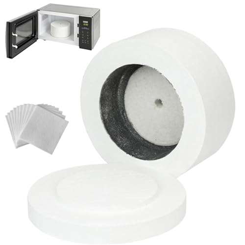 Horno microondas para cerámica, 7,7 × 4,3 Pulgadas, Horno de Vidrio con Papel, Profesional para Uso doméstico y fabricación de Joyas fundidas.