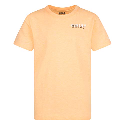 Hurley Boys' Big Basic T-Shirt, Melon Tint, 6 #TOP18