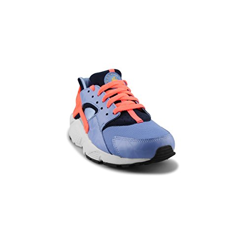 Nike Huarache Run GS Chalk Blue Bright Mango Obsidian Canary 654280-402 US 6y4