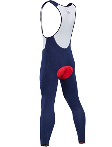 Image of qualidyne Men's Cycling Bike Bib Long Pants Cycling Tights with 3D Breathable Pad, Excellent Performance & Better Fit