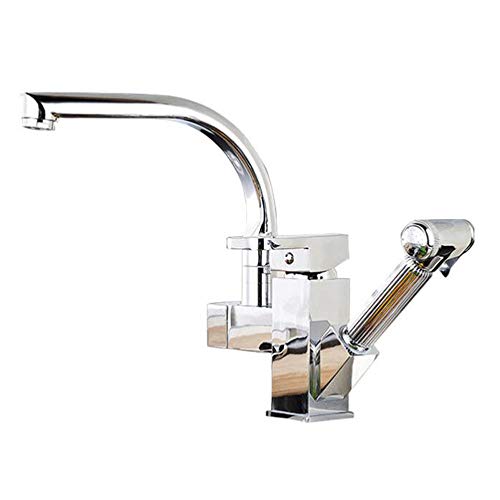 Mitigeur cuisine extractible jet orientable robinet évier chrome fluide