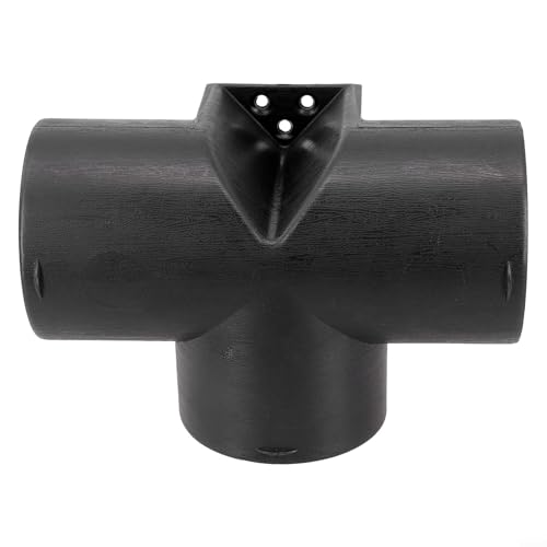 Conector de salida en T de 75 mm para calentador Webasto, manguera de ventilación de plástico negro de 160 mm de largo