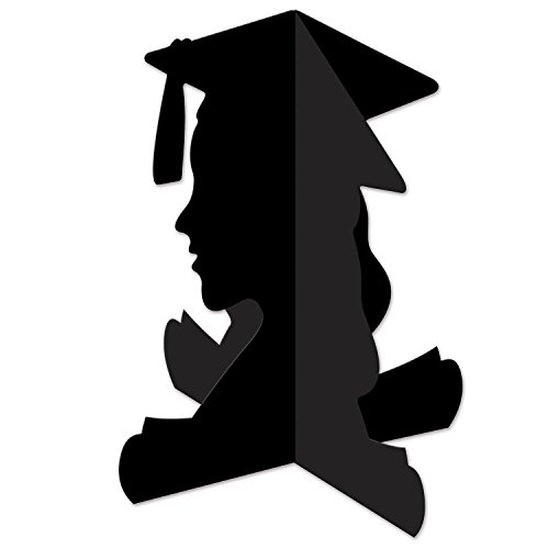 Beistle 3D Girl Graduate Centerpiece, 10.75
