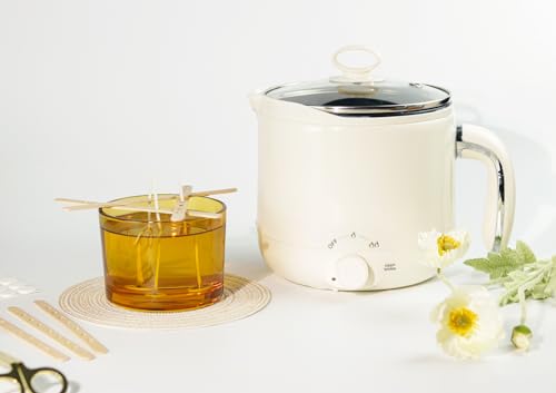 Aroparc Derretidor de cera para fabricação de velas, derretimento elétrico de cera de 1,8 l/1,7 g co
