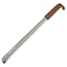 Vive Long Shoe Horn (16.5 Inch) - Metal Shoehorn for Men, Women, Kids, Travel, Boots - Dress Assist, Large Extended Mobility Reach Stainless Steel Leather Handle - Handicap, Elderly Senior, Pregnancy