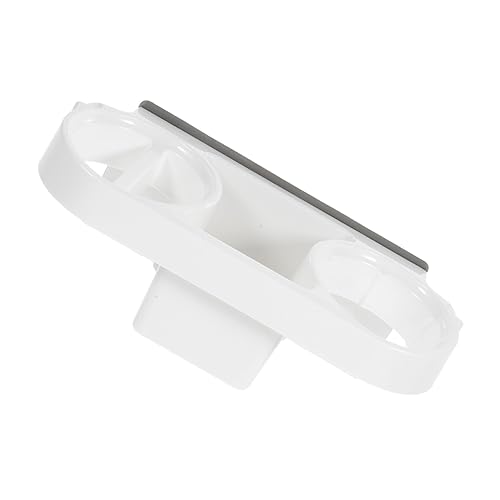 Beatifufu Blow Dryer Holder Wall Mounted Hair Dryer Storage Rack Simple Design Easy to Assemble for Bathroom