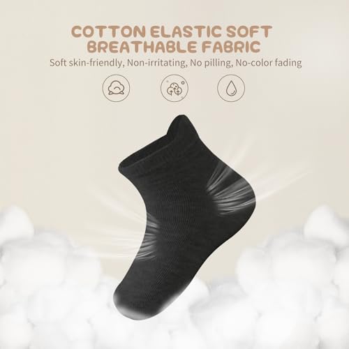 Non Slip Grip Ankle Baby Socks 12 Pack for Toddler Boys and Girls Kids,Infant Cute Cotton Baby Socks2
