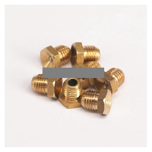 20pc M14 x 1.5mm Metric Male Flush Straight Nipple Fitting