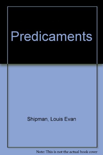 Predicaments 0836937600 Book Cover