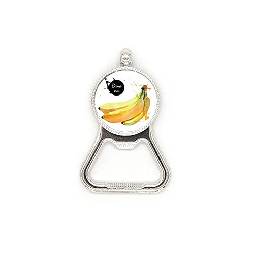 Décapsuleur en acier inoxydable robuste avec un motif aquarelle de fruits - 2