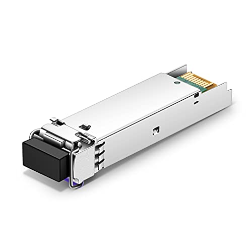 Image of QSFPTEK 1.25g BIDI SFP 20km Tx1490 / Rx1310nm DDM LC WDM Transceiver widely Compatible Optic Fiber Transceiver Module, up to 20km -1pair
