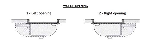 Compack 180 Degrees - Bi-Fold Door Hardware Kit Folding Door Hardware Set Commercial Grade Hinge System. product thumbnail 4