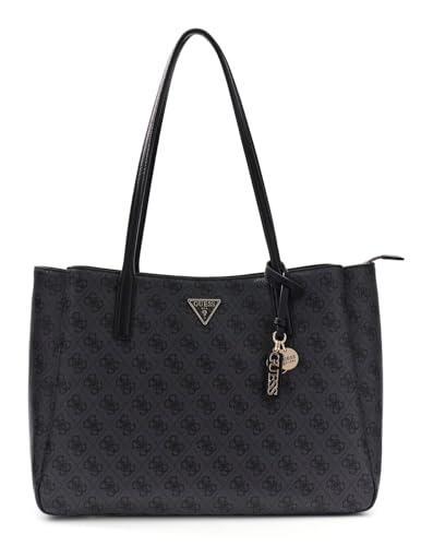 Sac à épaule serviette pour ordinateur portable GUESS Noelle II Tech Tote Coal