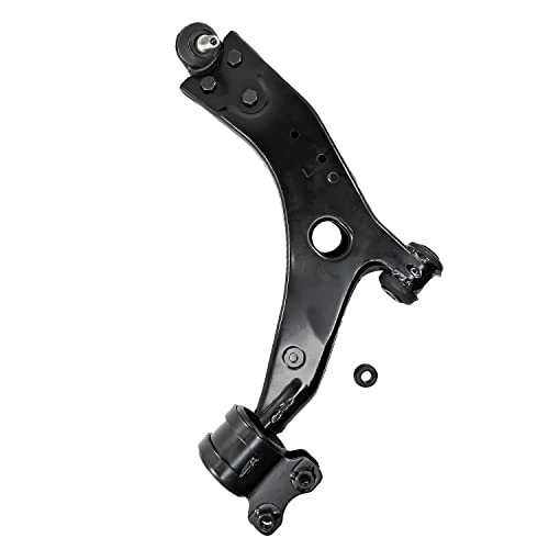 Image of Detroit Axle - Front Lower Control Arms w /Ball Joints + Outer Tie Rods Replacement for Volvo C30 C70 V50 S40 0.71 inch (18mm) Ball Joint Stud