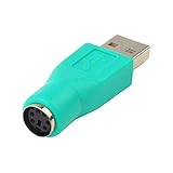 Einfache Kombination von zwei Computerkabeln: Perfekter Weg, um schnell den Anschlusstyp jedes Geräts, das einen USB 2.0 Typ A oder PS/2 Anschluss erfordert. Mit diesem Adapter können Sie eine ältere PS/2-Maus auf einem neueren Computer verwenden