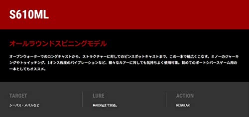 テイルウォーク (Tailwalk）ボートシーバスロッド BOAT GAMER (ボートゲーマー) SSD S610ML 2枚目