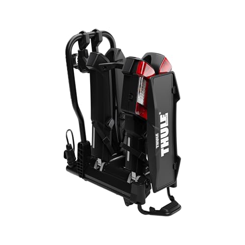 Thule Easyfold 3 Plattformfahrradträger Für Die Anhängerkupplung Black, 2(3) Bikes