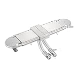 YIHAM KA894 Universal Grill Replacement BBQ Adjustable Bar Burner Oblong Tube Burner for Brinkmann and Other Gas Grills, Extends from 15' up to 22 1/4', 1 Pack