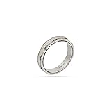 Arvino Anillo de plata de ley 925 para hombre, anillo trenzado oxidado, anillos de plata de ajuste cómodo para hombres, regalo de aniversario de cumpleaños para él, Plata de ley, Sin piedras preciosas