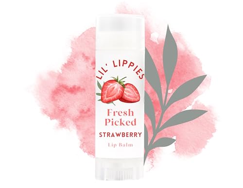 Freshed Picked Strawberry Lip Balm - Lil' Lippies Kids Chapstick