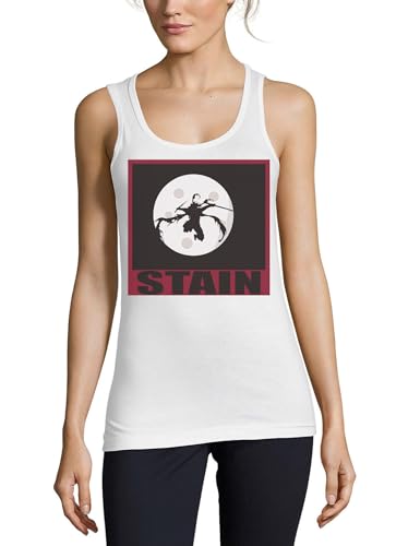 Débardeur en coton pour femme Anime 124 Blanc, la pureté d'une maille haut de gamme