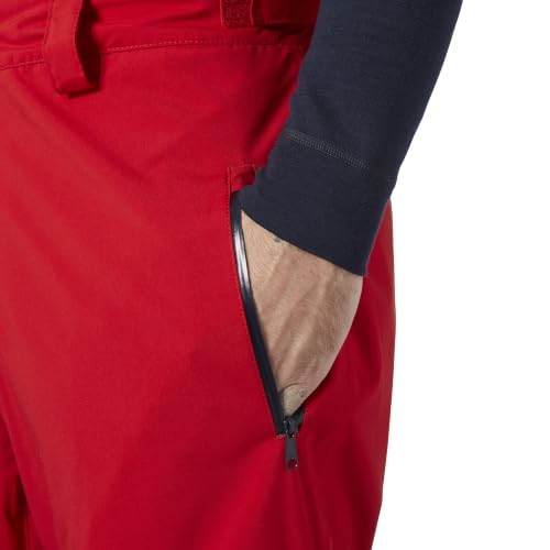 Pantalon de ski isolé Helly Hansen imperméable et chaud rouge XLS