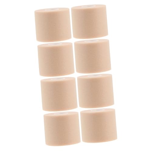 MOLUCKFU 4sets Elastic Athletic Tape Badminton Racket Bandage Breathable Shock-Absorption Sports Grip Insulation for Athletes Teams 2rolls*4