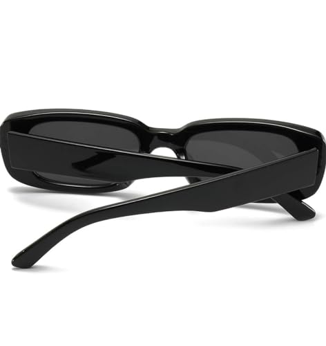 Image of IFLASH Rectangle Sunglasses for Women Retro Driving Glasses 90s Vintage Fashion Narrow Square Frame UV400 Protection Glasse