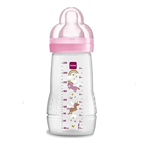 MAMadeira MAM - Easy Active Set - Mamadeiras de 270ml e 330ml - Rosa