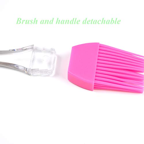 Zepeloffy 4 Pack Silicone Pastry Brush Heat Resistant Basting Brushes Spread Oil Butter Sauce Marinades For Bbq Grill Barbecue Baking Kitchen Cooking #TOP1