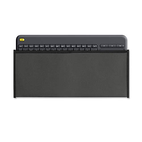 kwmobile Funda Protectora para Teclado Logitech K400 Plus (Wireless Touch) - Cubierta para el Polvo o derrames en Gris Oscuro