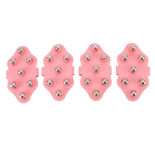 Gant de massage corporel avec 7 boules de rouleaux anti-stress léger