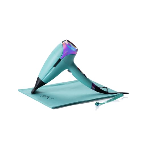 ghd Helios Futurescape, Secador de Pelo Profesional, Ligero, Secado Rápido, Máximo Control del Peinado, Para Todo Tipo de Cabello, Edición 2025, Color Azul Turquesa